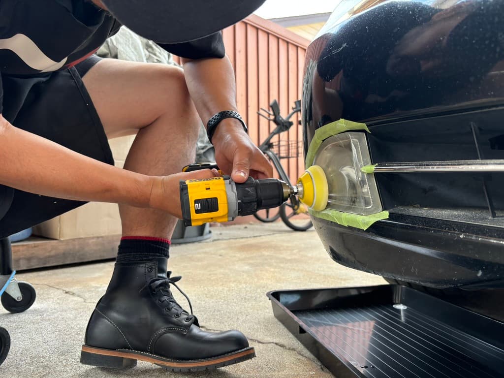 Headlight Restoration - Before and After